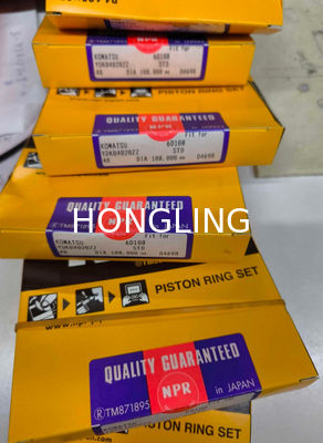 Komatsu 6D140 6211-31-2031 6D95 6207-31-2500 6D108 6221-31-2200 6D155 6128-31-2060 piston ring