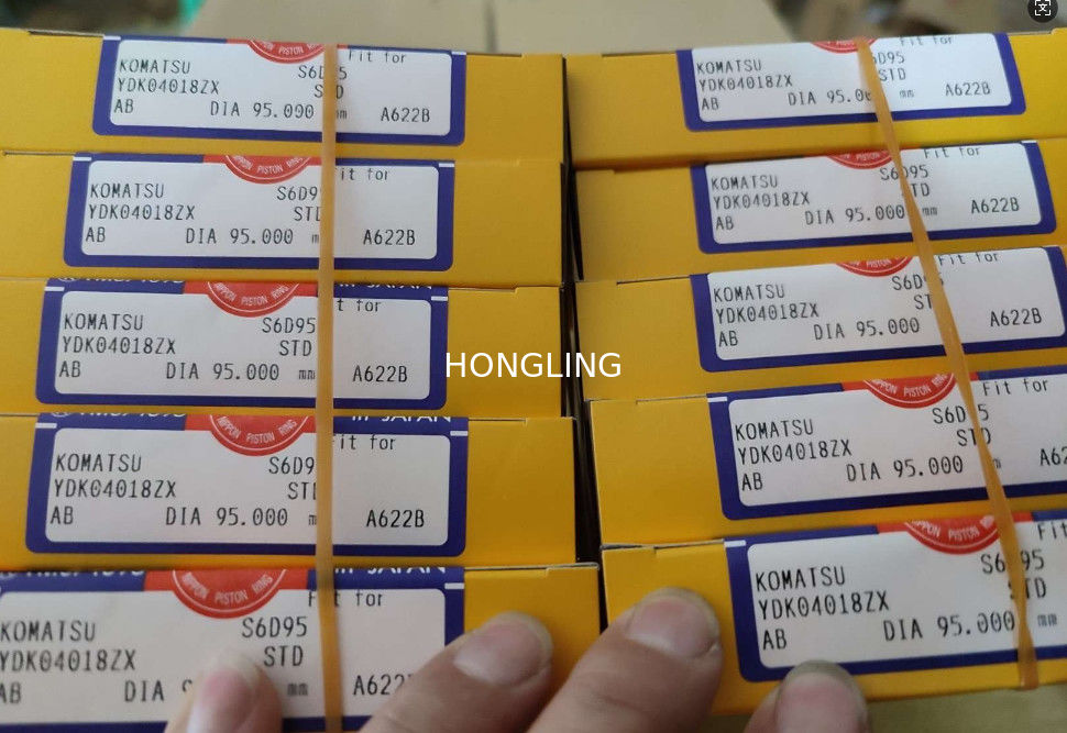Komatsu 6D140 6211-31-2031 6D95 6207-31-2500 6D108 6221-31-2200 6D155 6128-31-2060 piston ring